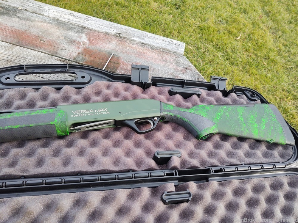 Custom built Remington versa max competition tactical versamax zombie cammo-img-5