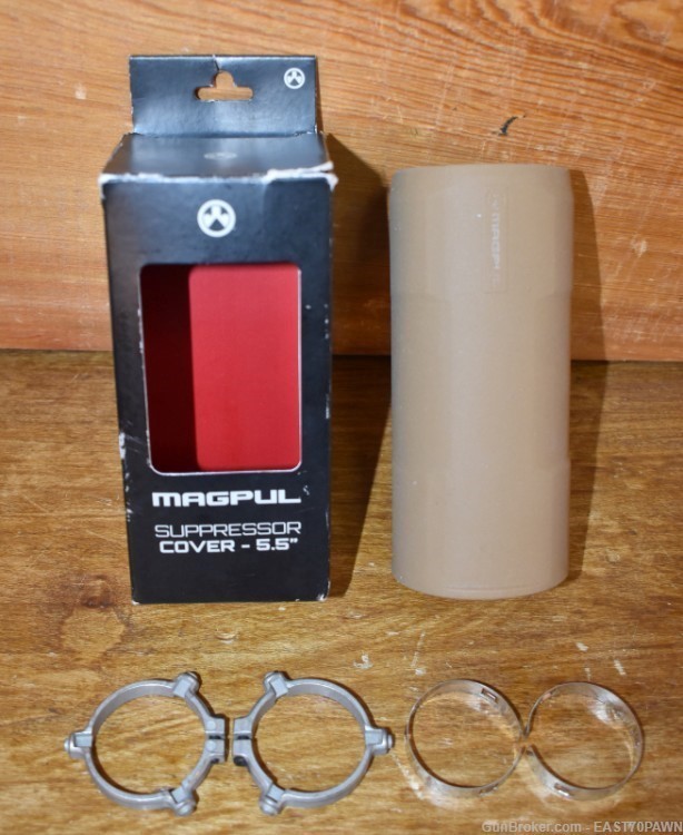 Magpul MAG781-MCT Suppressor Cover 5.5" Coyote Tan-img-0