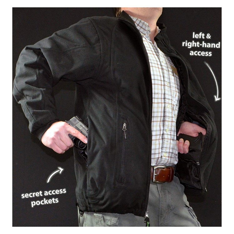 RIVERS WEST Concealed Carry Full Metal Jacket, Tan Hydraguard, Size: L-img-2