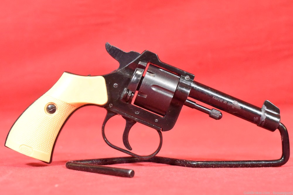 Gecado Revolver DA/SA German-Made 22 Short 3" 6rd Rimfire Revolver Import-img-2