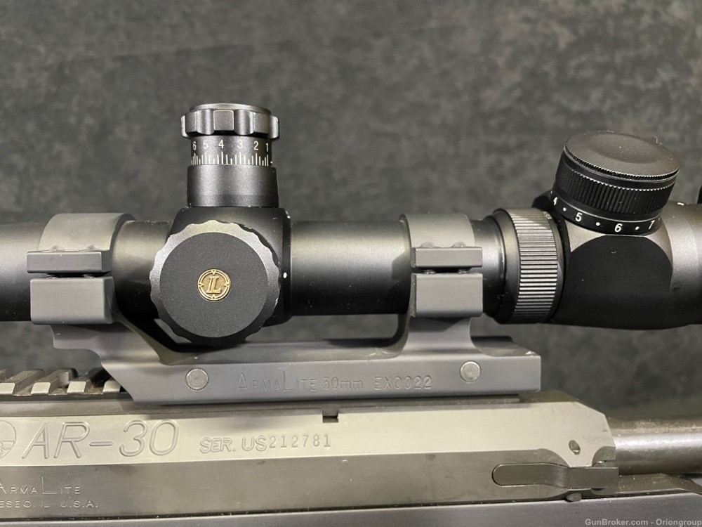 Armalite AR-30 .308 Win with Magpul Stock, Leupold Mk4 Scope and Starlight -img-5