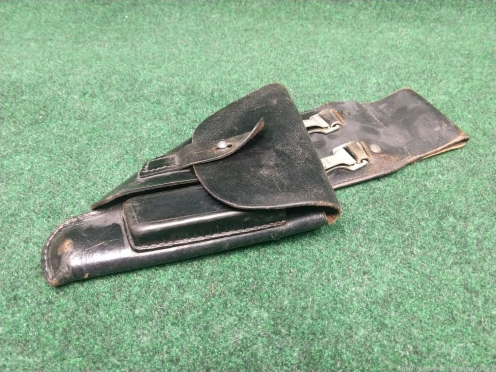 Commercial Mauser HSC 32 Auto 7.65 MM Leather Holster-img-110