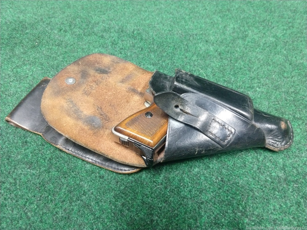 Commercial Mauser HSC 32 Auto 7.65 MM Leather Holster-img-117