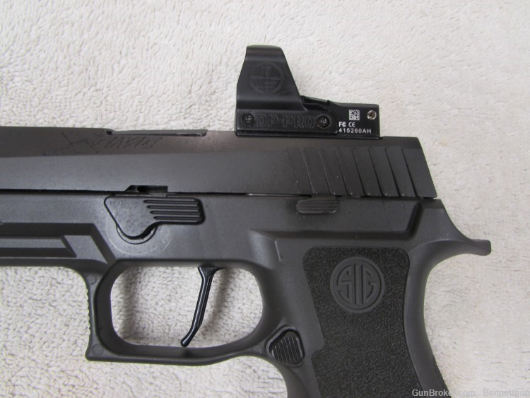 Sig P320X5 9mm with box 2 17 rd and 4 21 rd mags also Leupold DP-PRO optic-img-9