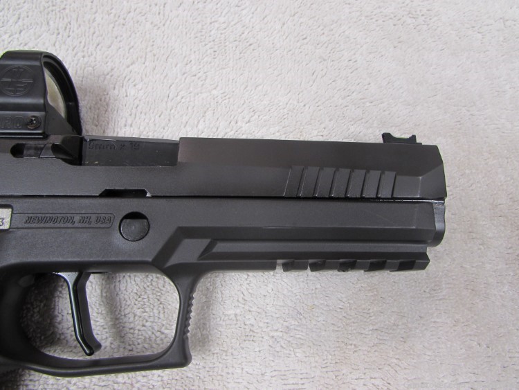 Sig P320X5 9mm with box 2 17 rd and 4 21 rd mags also Leupold DP-PRO optic-img-6