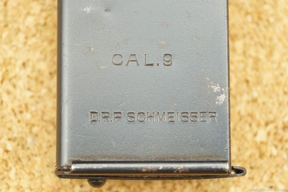 Original German MP28 D.R.P Schmeisser 9x19mm SMG 32 rd magazine MP-28-img-2