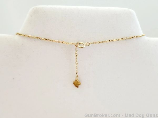 Yagi Designs Necklace. Simulated Diamonds.  Yellow Gold.  Y14. *REDUCED*-img-3