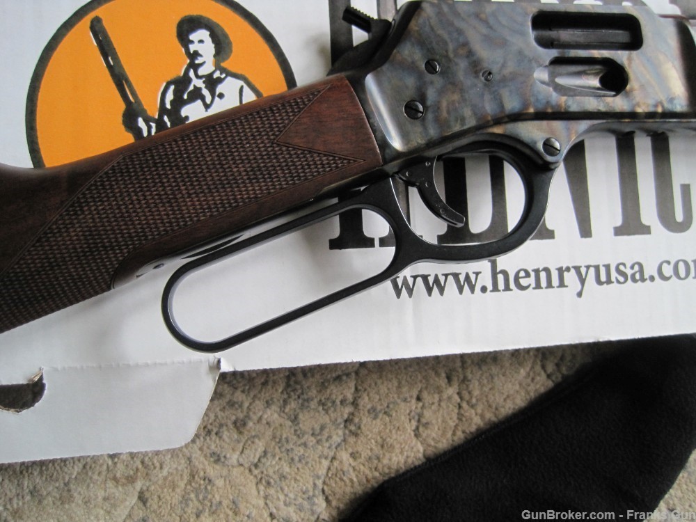 Henry H012GCCC Big Boy Side Gate 45 Colt  case colored  walnut  stk-img-3