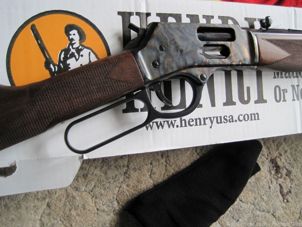 Henry H012GCCC Big Boy Side Gate 45 Colt  case colored  walnut  stk-img-1