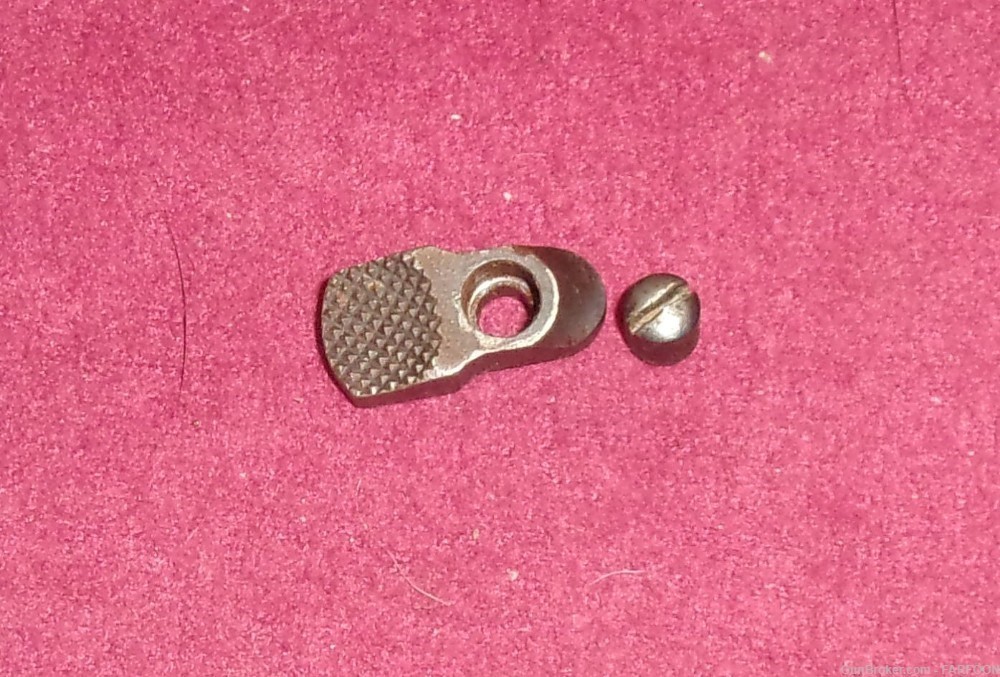 S&W 31-1 32 S&W LONG CAL. THUMBPIECE & NUT ASSEMBLY-img-0