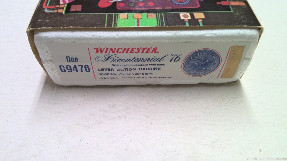 Winchester 94 Bicentennial 1976 30-30 Win, Wall Rack, Ammo unfired ( NOS )-img-62