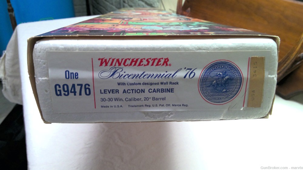 Winchester 94 Bicentennial 1976 30-30 Win, Wall Rack, Ammo unfired ( NOS )-img-63