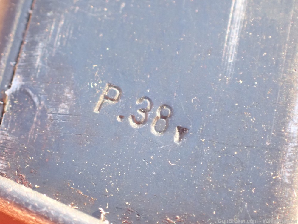 GERMAN WWII P-38 FACTORY MAGAZINE P38v EAGLE 135 MARKED FOR MAUSER P38-img-8