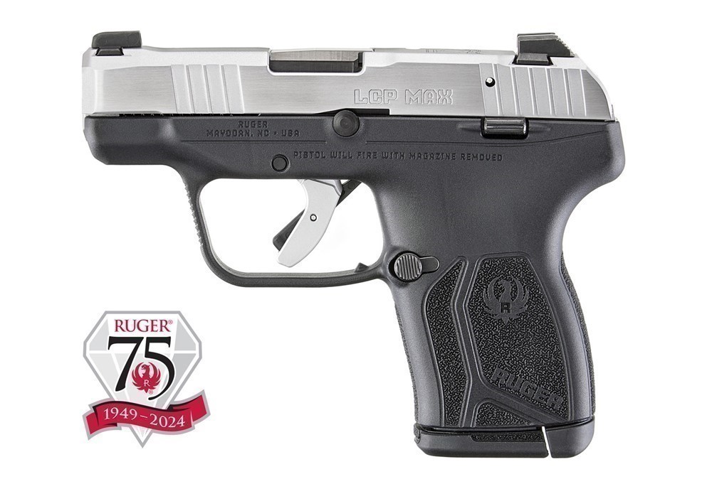 Ruger LCP Max 75th Anniversary 380 Pistol 2.80 Black 13775-img-1