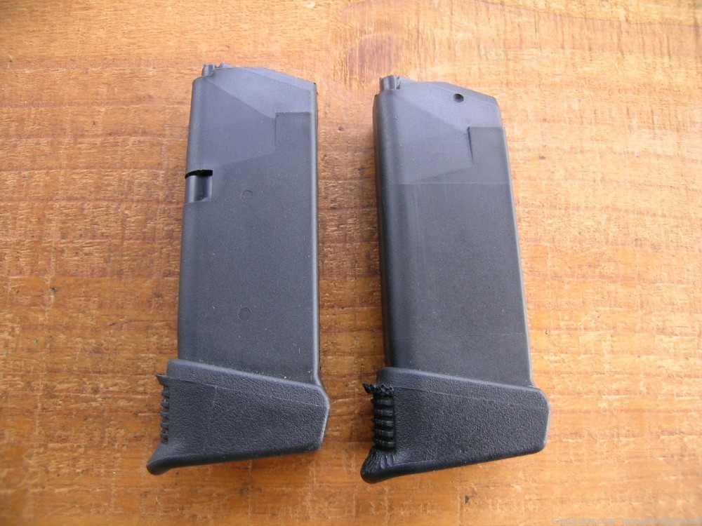 Glock 26 9mm Factory Magazine W/Pearce +1 Grip Extension 11rd Lot of 2-img-0