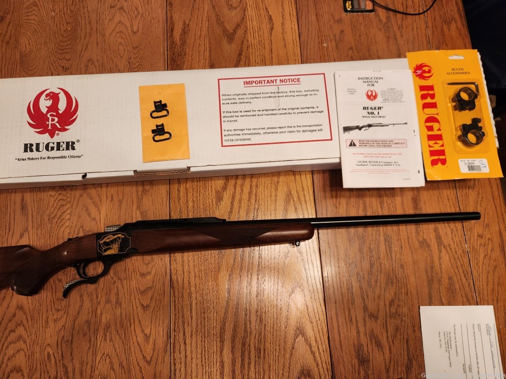 RMEF 2007 Big Game Banquet Rifle Ruger #1 1B in .338 WinMag-img-1