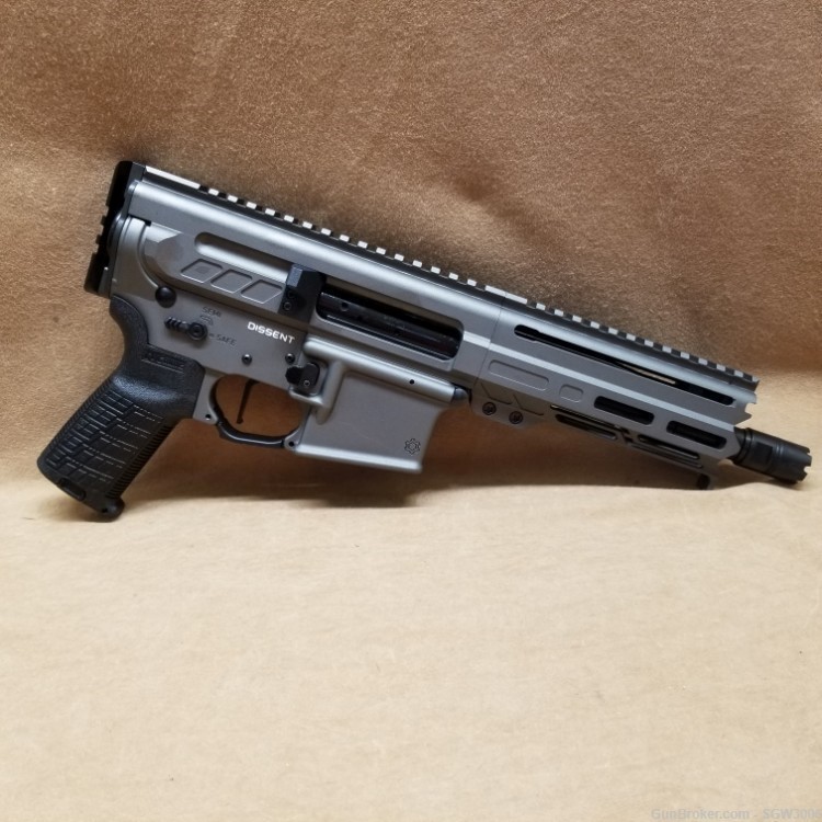 CMMG Dissent MK4 5.56mm Pistol in Tungsten-img-0