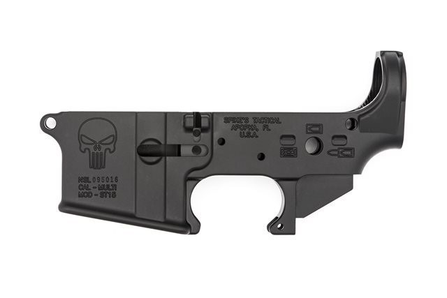 NEW Spikes Punisher Stripped Receiver Lower AR-15 AR15 223 556 AR 15 NEW ST-img-0