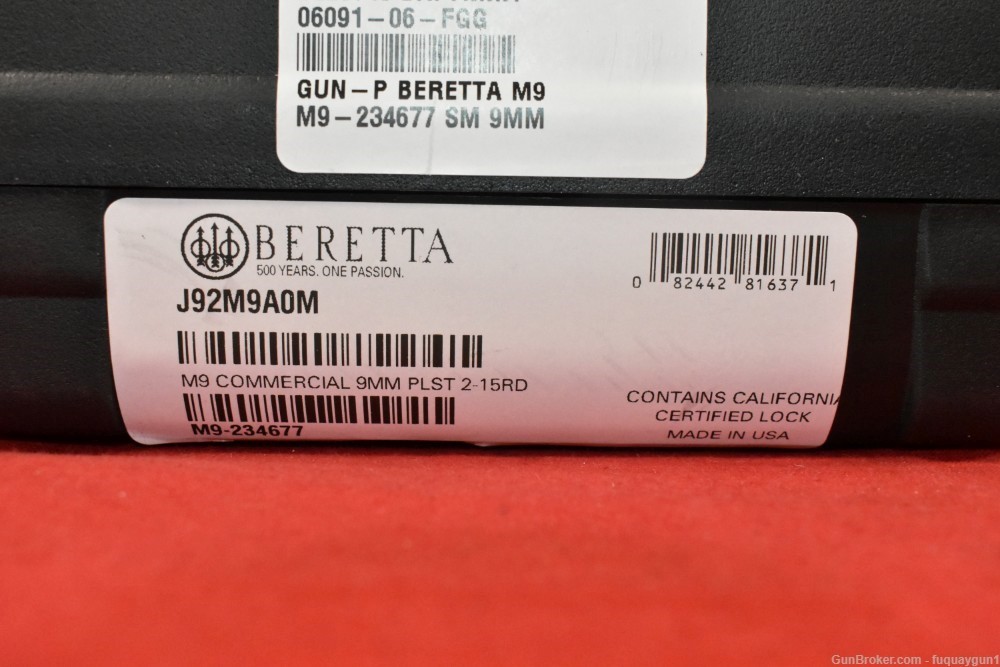 BERETTA M9 J92M9A0M 9mm 4.9" 15+1 M9-img-9
