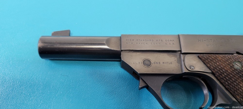 Rare Fine Hi Standard Model GD Semi Auto Pistol .22 LR  c. 1949-img-1