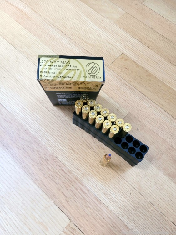 Weatherby Select Plus 270 Wby ammo-img-0