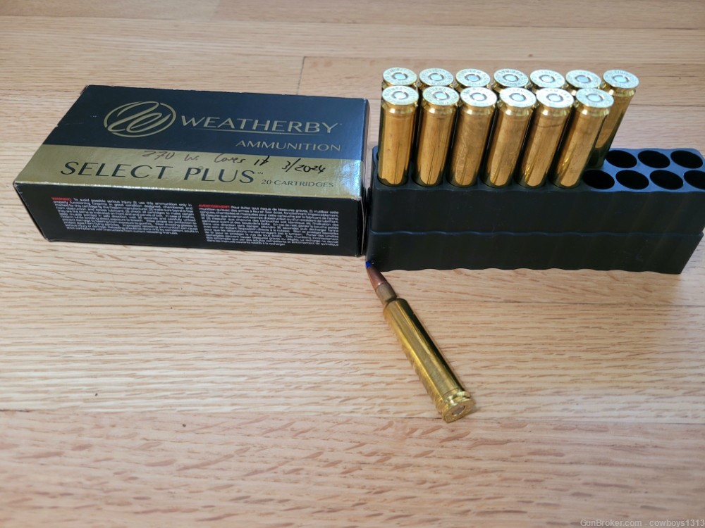 Weatherby Select Plus 270 Wby ammo-img-1