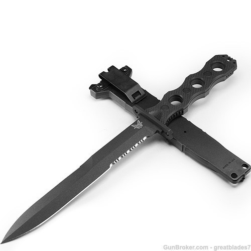 Benchmade SOCP Fixed Blade Serrated Knife 185SBK FREE SHIPPING!-img-1