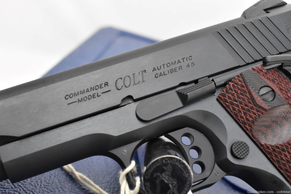 BRAND NEW Colt Combat Commander 1911 O4940XE 45 ACP 4.25" 1911 BLUE -img-1