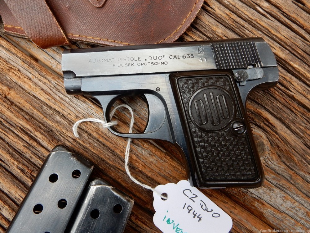 1944, WWII, CZ Duo pistol rigged. MINT-img-0