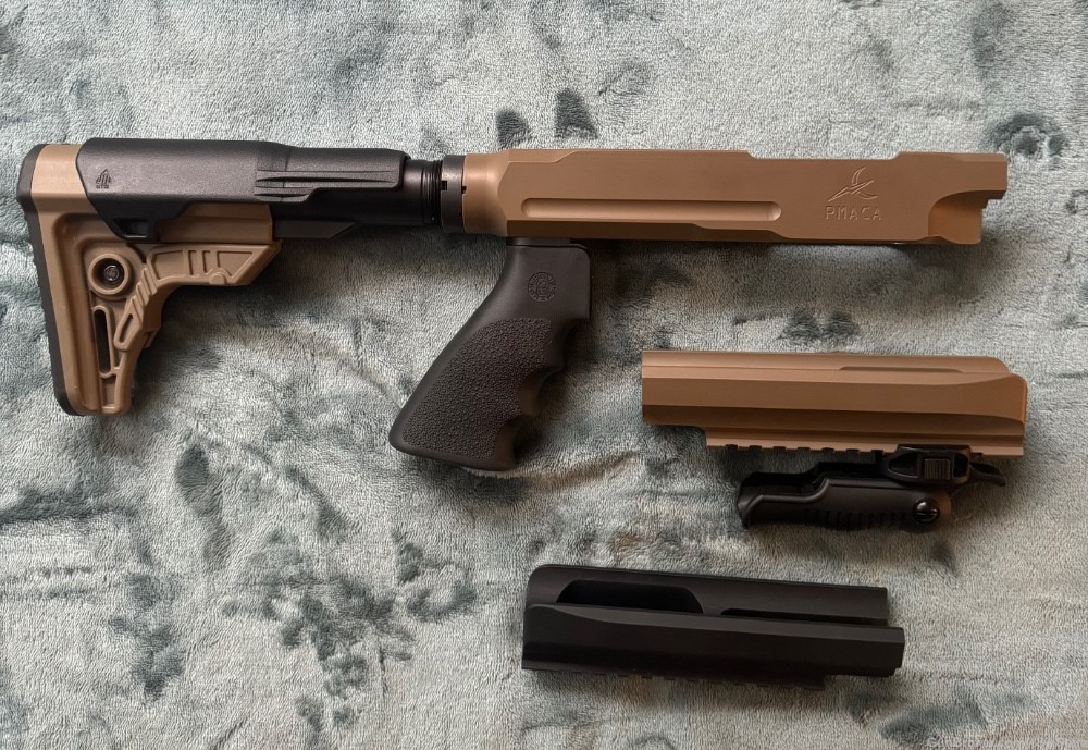 PMACA Ruger Take Down Stock with extra forend -img-0