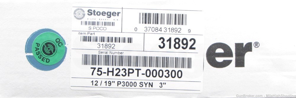 Stoeger Industries P3000 19" 12-Gauge 3" Pump Action 31892-img-16
