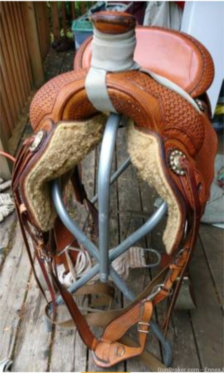 Genuine Ricotti Saddle / Western / Ranch / Roper-img-3
