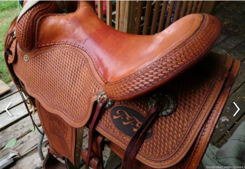 Genuine Ricotti Saddle / Western / Ranch / Roper-img-1