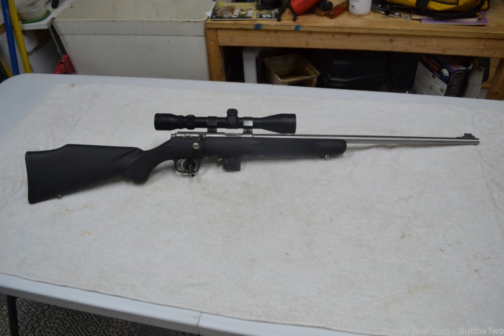 Marlin Model 882 SS 22WMR b/a rifle 22" barrel & scope-img-6