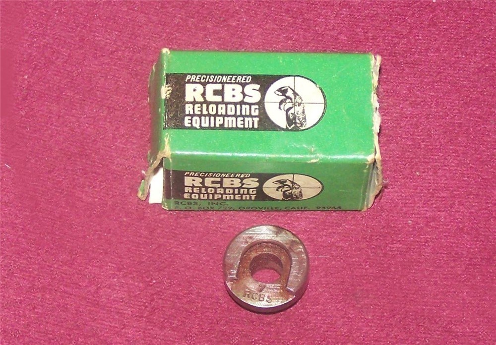 VINTAGE RCBS SHELL HOLDER #7 WITH BOX-img-2