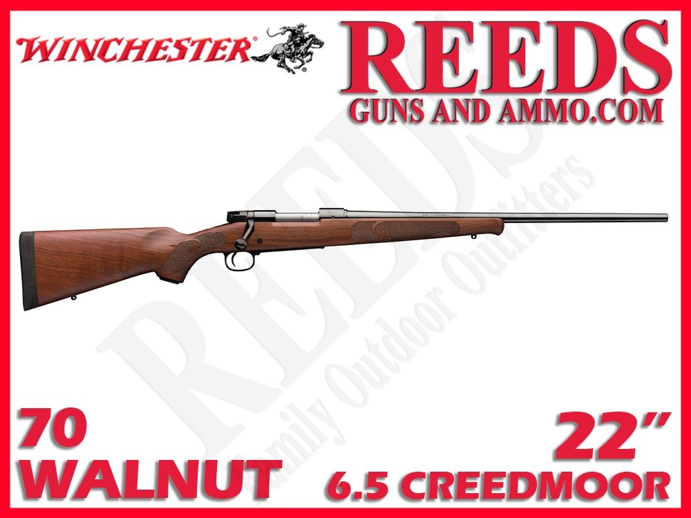 Winchester 70 Featherweight Walnut Blued 6.5 Creedmoor 22in 535200289-img-0