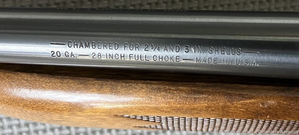 Mossberg 500CG 20 gauge pump shotgun 28" FULL Nice wood stocks 3" mag-img-45