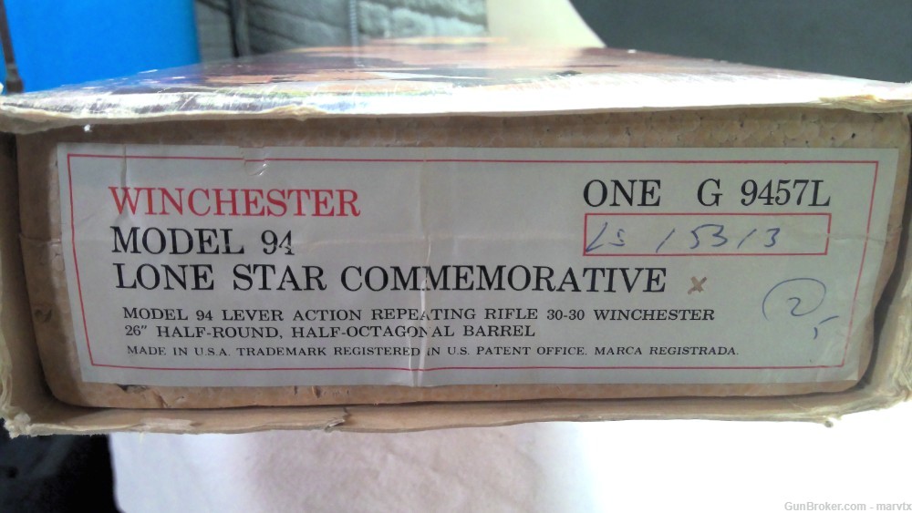 Winchester TEXAS LONG STAR Commemorative Rifle 30-30 win 26" barrel-img-50