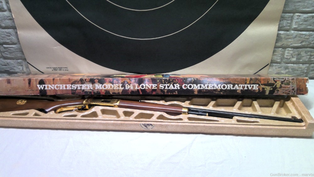 Winchester TEXAS LONG STAR Commemorative Rifle 30-30 win 26" barrel-img-49