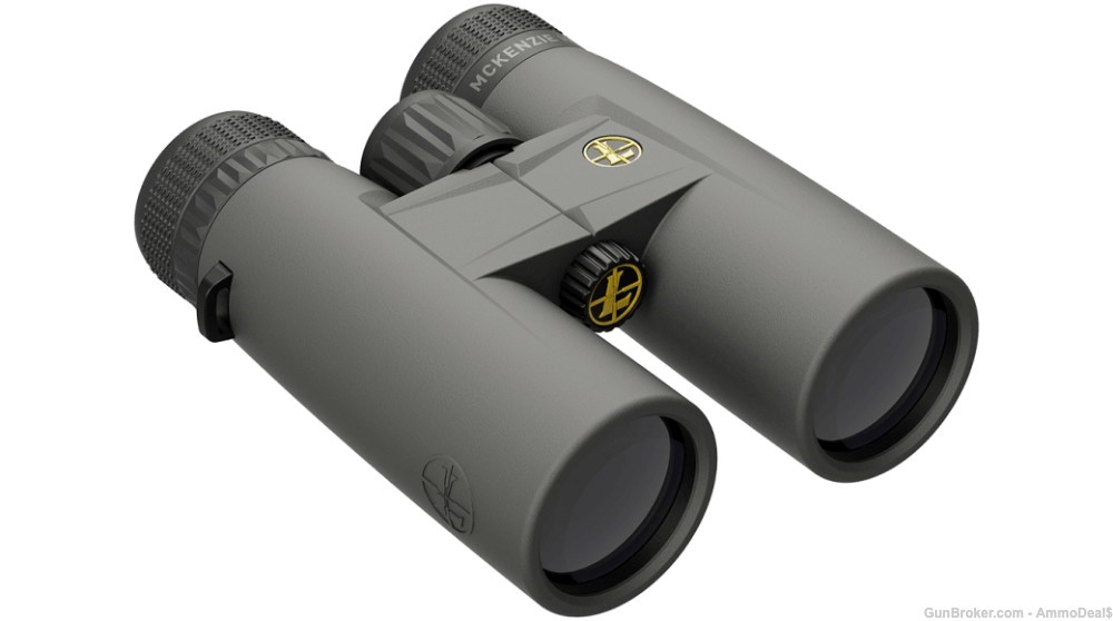 Leupold BX-1 McKenzie 10x42mm Binoculars Shadow Gray & Chest Harness 181176-img-5