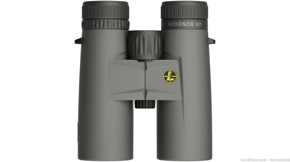 Leupold BX-1 McKenzie 10x42mm Binoculars Shadow Gray & Chest Harness 181176-img-0