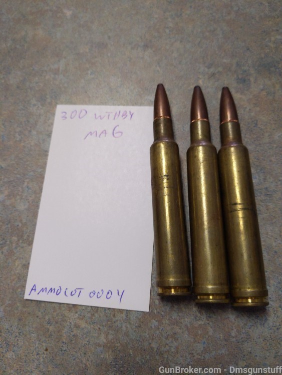 300 Weatherby Mag SP ammo 3rds for the collector-img-0