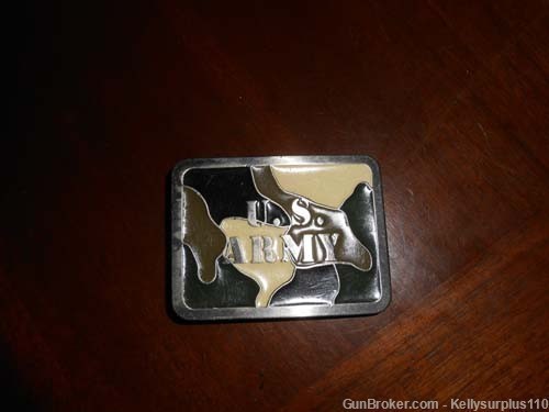 U.S. Army Camo Belt Buckle-img-0