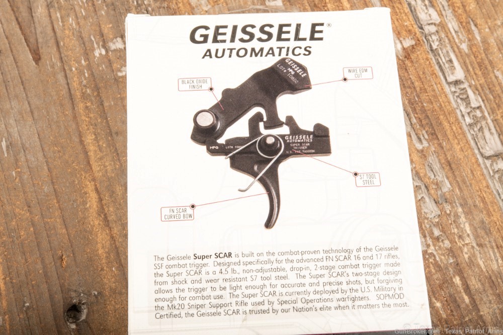 Geissele Super SCAR® Gen 2 Trigger NIB -img-2