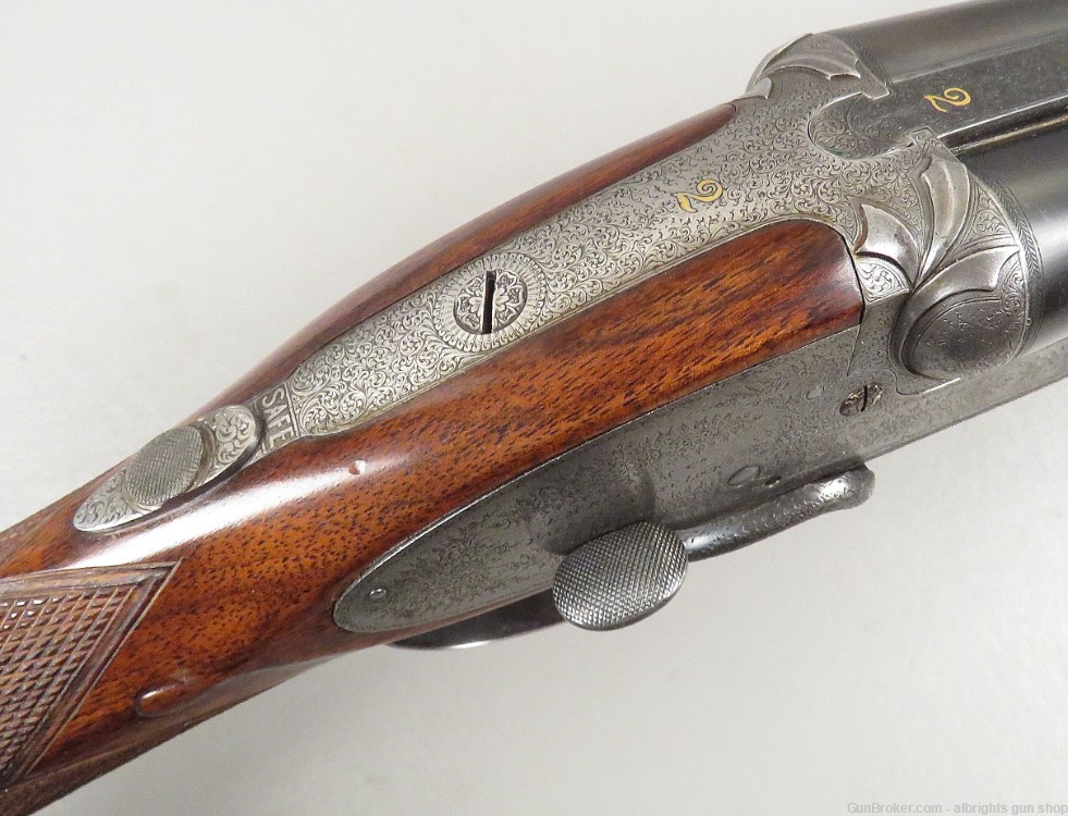 E M REILLY LONDON MATCHED PAIR Side By Side Shotgun 12 Gauge Cased NICE C&R-img-122
