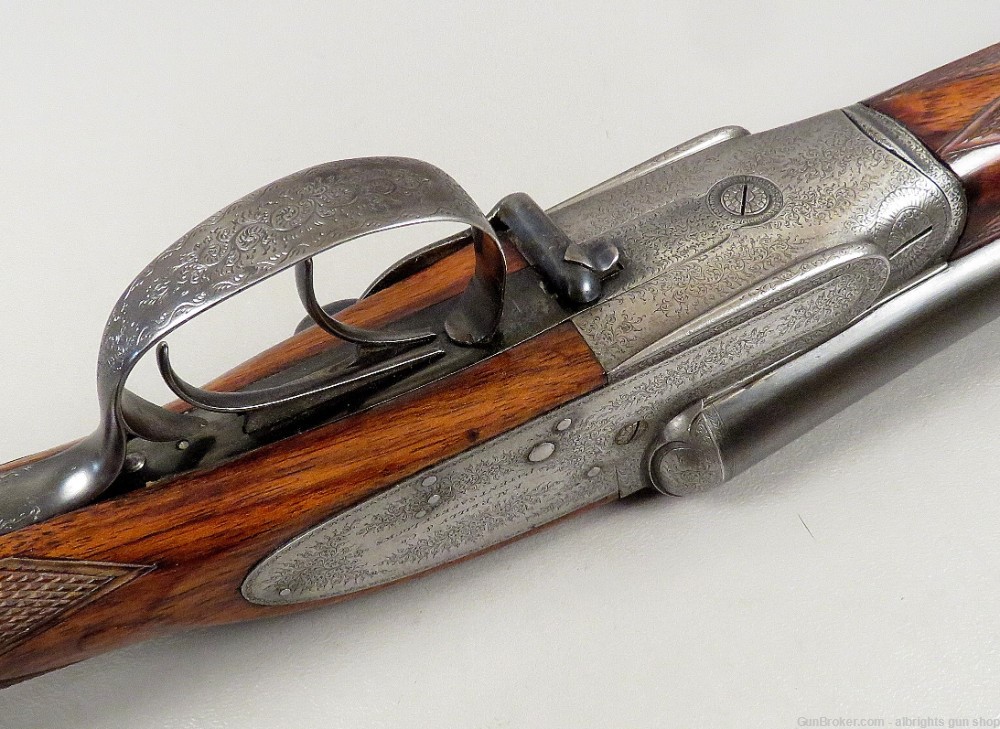 E M REILLY LONDON MATCHED PAIR Side By Side Shotgun 12 Gauge Cased NICE C&R-img-162
