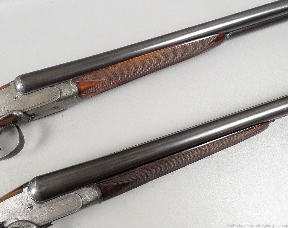 E M REILLY LONDON MATCHED PAIR Side By Side Shotgun 12 Gauge Cased NICE C&R-img-11