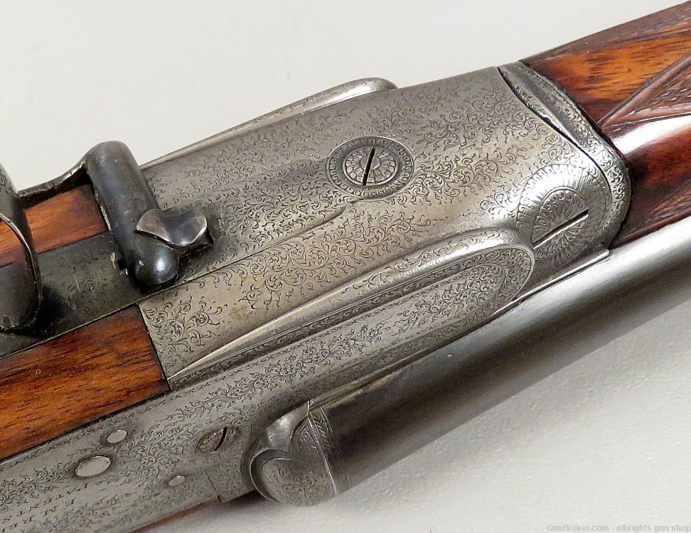 E M REILLY LONDON MATCHED PAIR Side By Side Shotgun 12 Gauge Cased NICE C&R-img-164