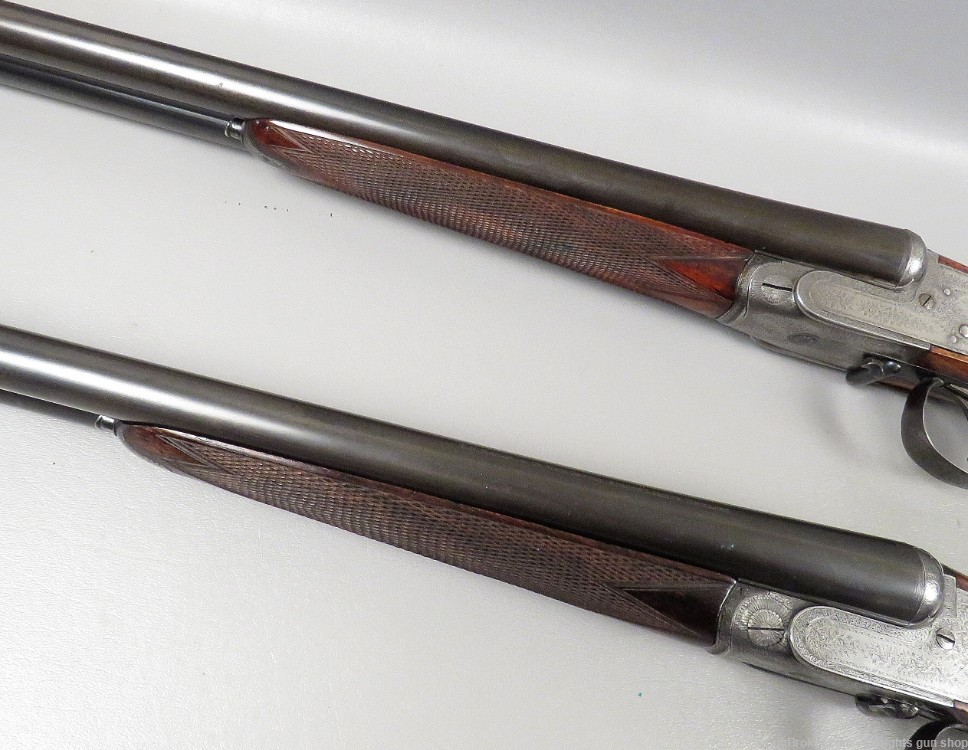 E M REILLY LONDON MATCHED PAIR Side By Side Shotgun 12 Gauge Cased NICE C&R-img-15