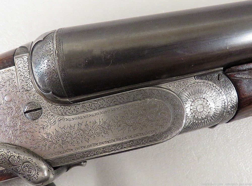 E M REILLY LONDON MATCHED PAIR Side By Side Shotgun 12 Gauge Cased NICE C&R-img-36